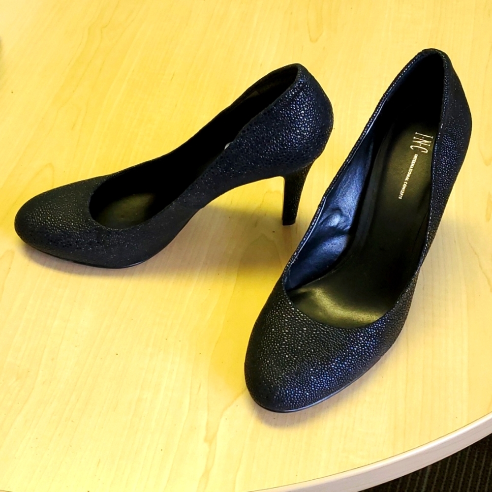 INC International Concepts Womens Shoes Jade Pumps Black